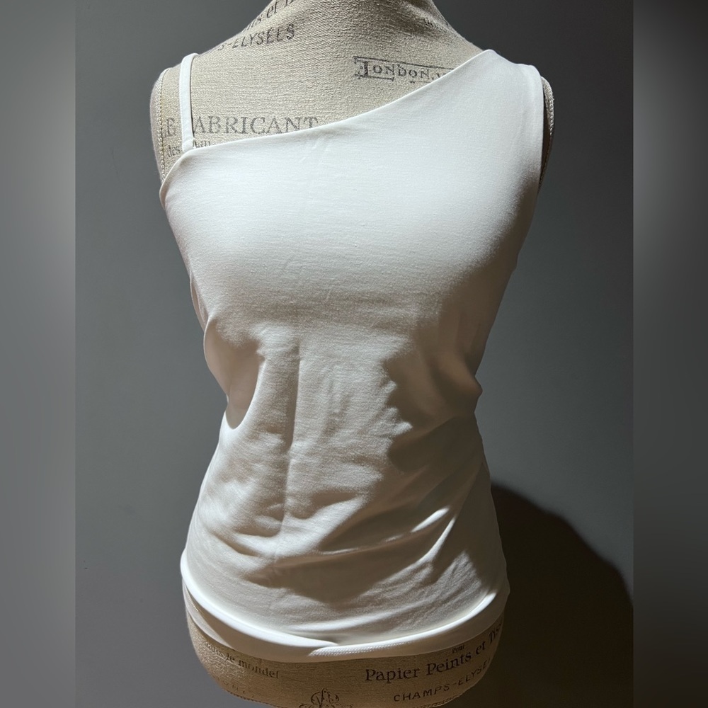 Banana Republic Cream One Shoulder Removable Strap Inner Bra Size Medium